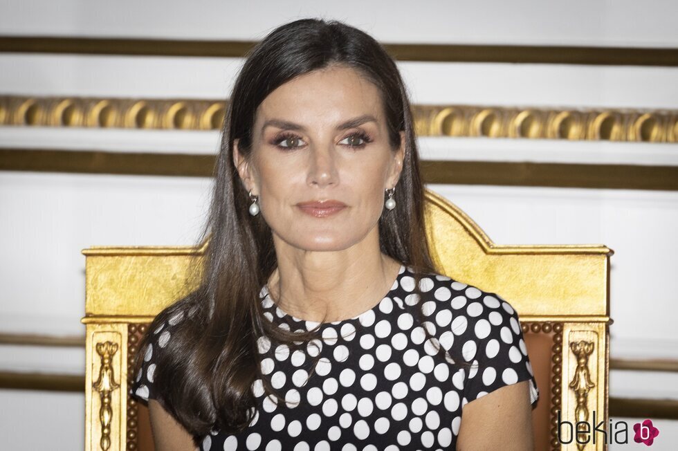 La Reina Letizia en el Palacio Presidencial de Luanda en su Visita de Estado a Angola