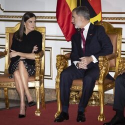 Los Reyes Felipe y Letizia en el Palacio Presidencial de Luanda en Angola