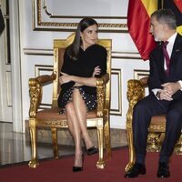 Los Reyes Felipe y Letizia en el Palacio Presidencial de Luanda en Angola