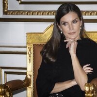 La Reina Letizia en el Palacio Presidencial de Luanda en Angola