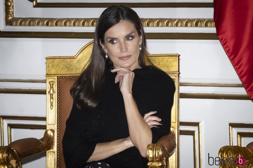 La Reina Letizia en el Palacio Presidencial de Luanda en Angola