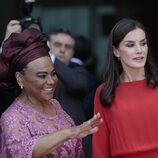 La Reina Letizia y la Presidenta de la Asamblea Nacional de Angola