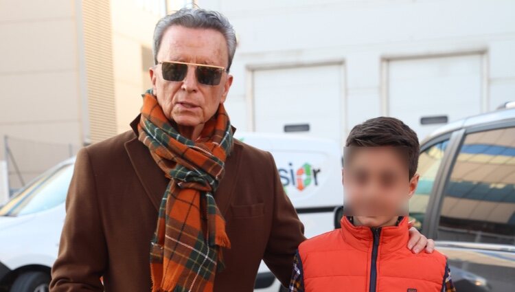 Ortega Cano y su hijo José María el día de su cumpleaños