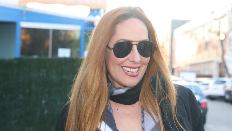 Rosario Mohedano en el cumpleaños del hijo pequeño de Ortega Cano