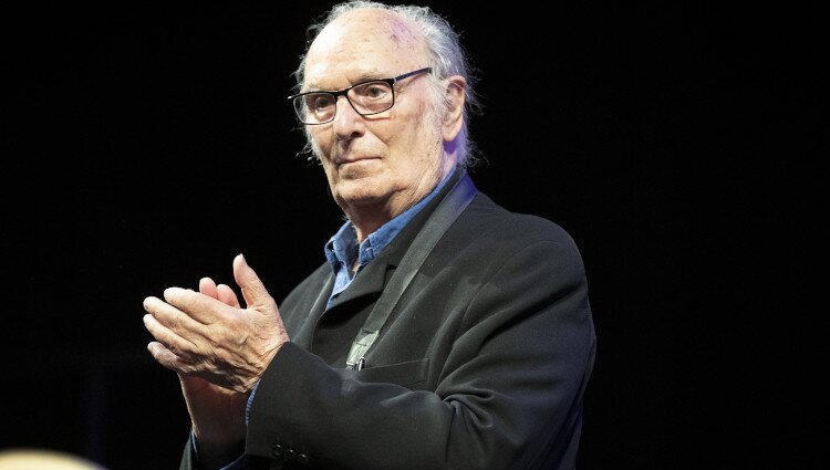 Carlos Saura en el Festival de Málaga 2022 recibiendo la Biznaga de Honor