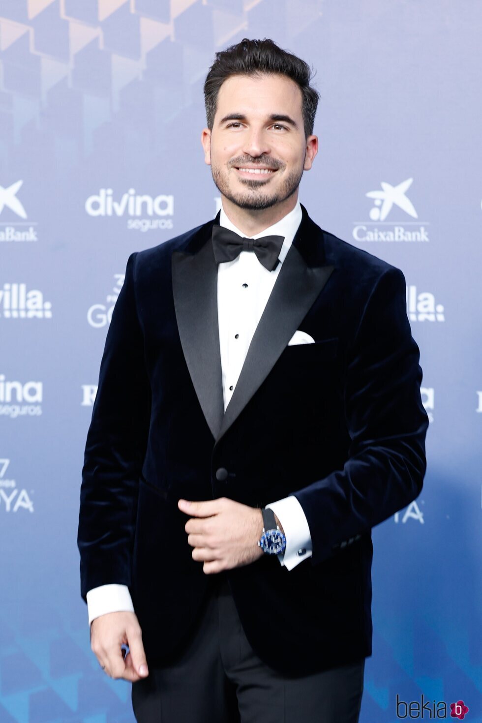 Javier Castillo en la alfombra roja de los Goya 2023