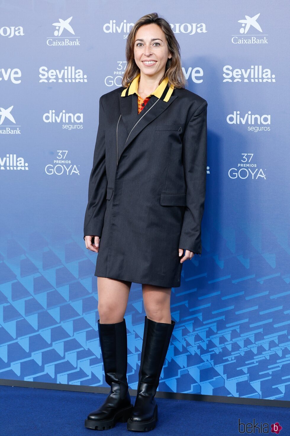 Denise Castro en la alfombra roja de los Goya 2023