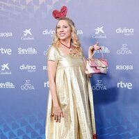 Pilar Ordóñez en la alfombra roja de los Goya 2023