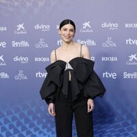 Irene Visedo en la alfombra roja de los Goya 2023