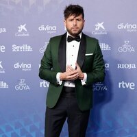 Pablo López en la alfombra roja de los Goya 2023