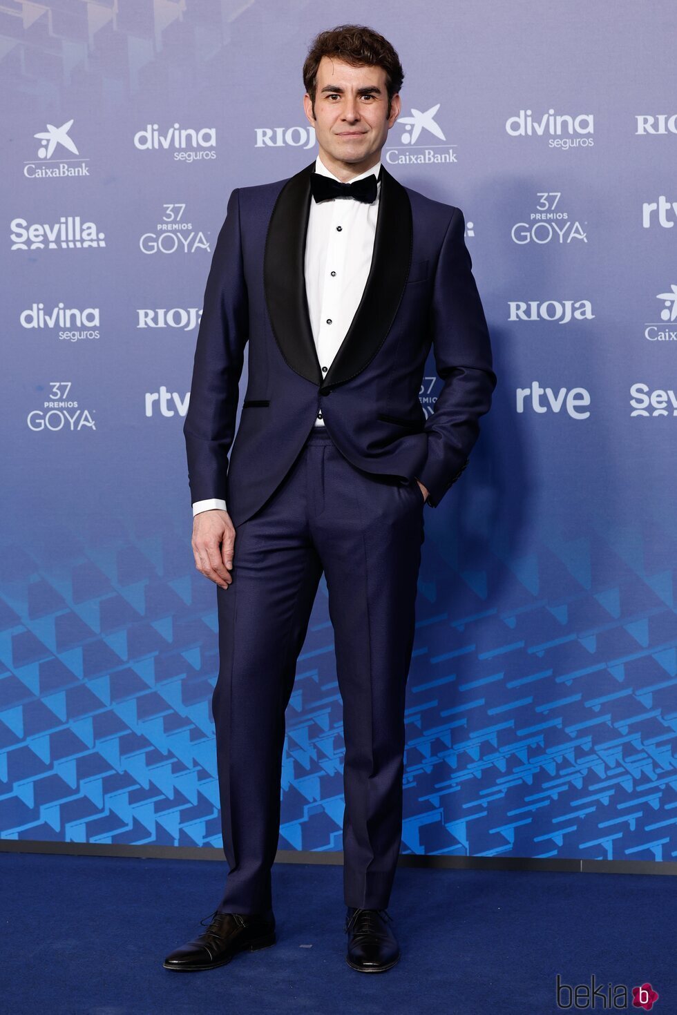 Daniel Muriel en la alfombra roja de los Goya 2023