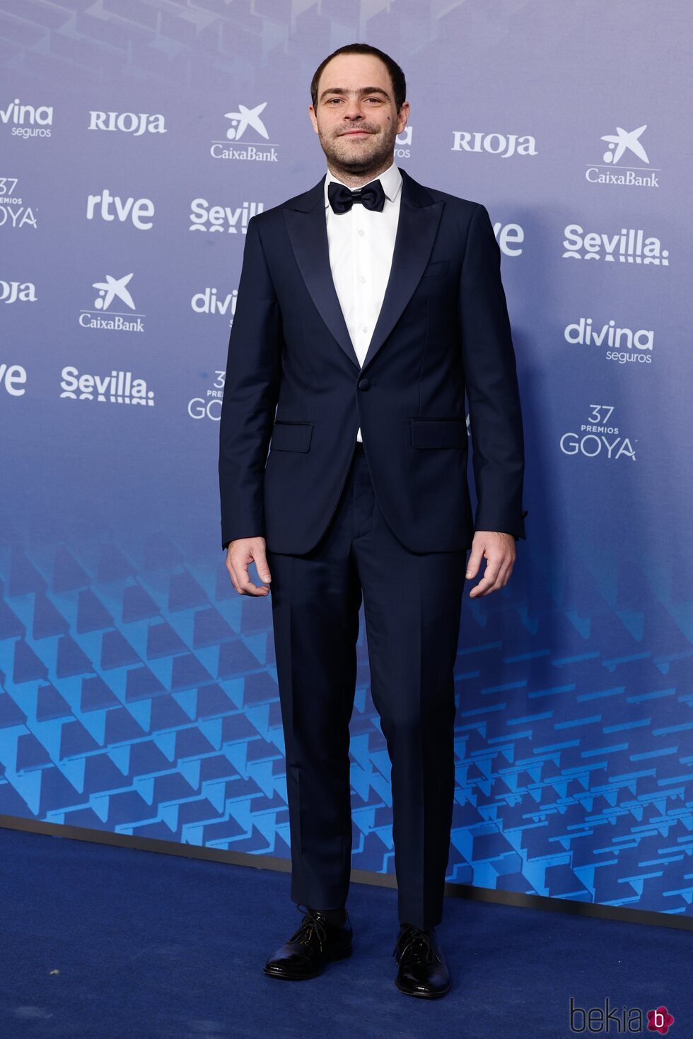 Peter Lanzani en la alfombra roja de los Goya 2023