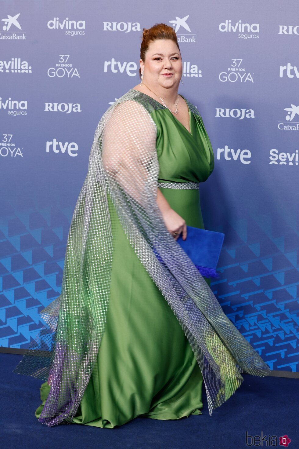 Itziar Castro en la alfombra roja de los Goya 2023