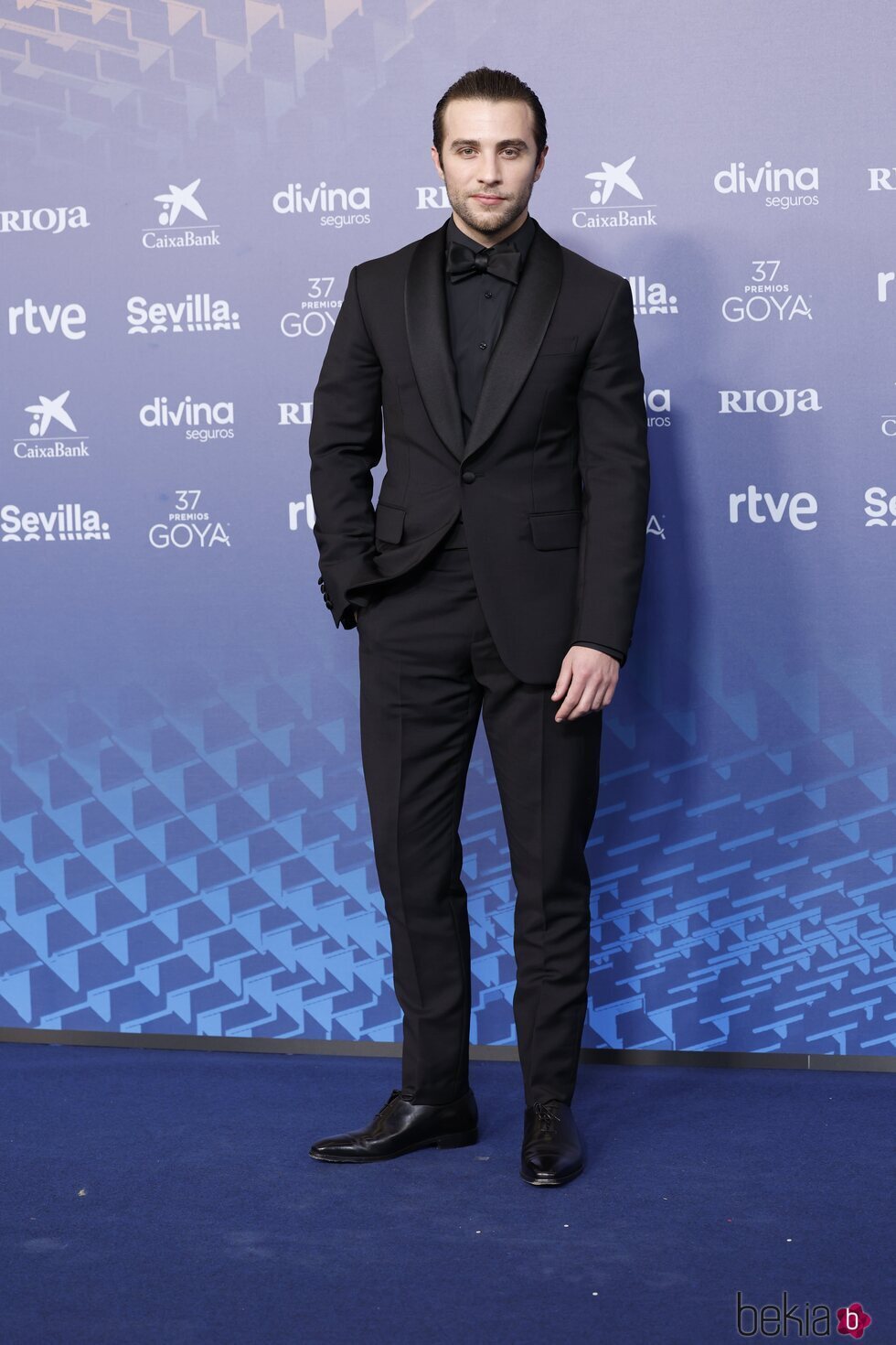 Pol Monen en la alfombra roja de los Goya 2023