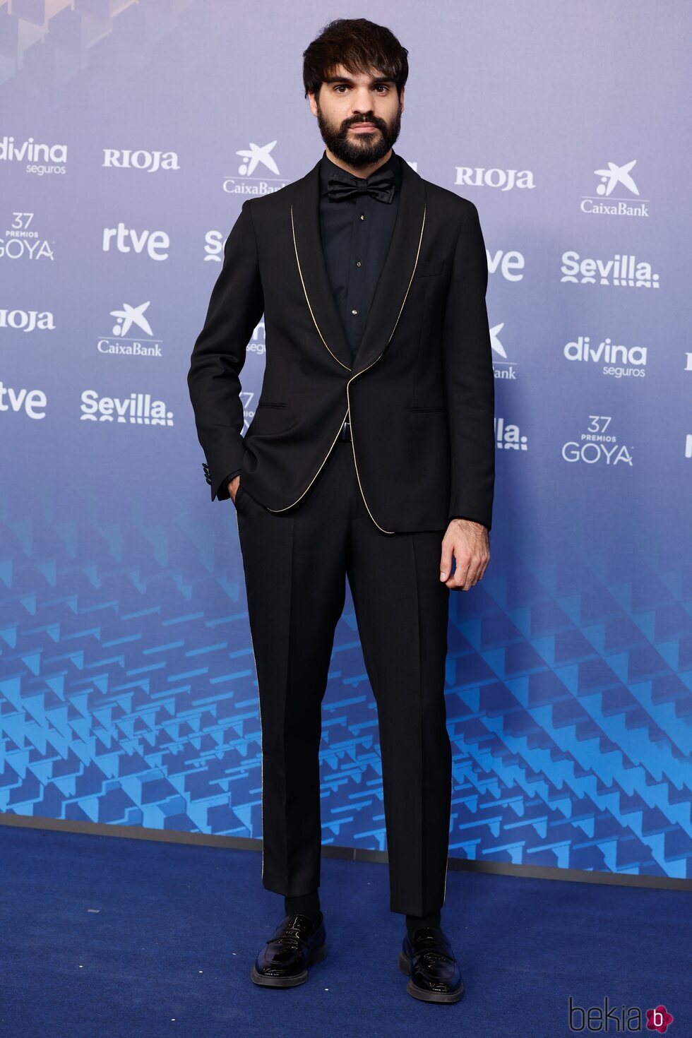 Eneko Sagardoy en la alfombra roja de los Goya 2023