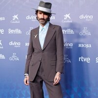 Leiva en la alfombra roja de los Goya 2023