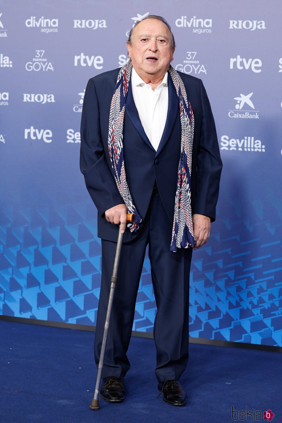 Fernando Esteso en la alfombra roja de los Goya 2023