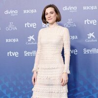 Carla Simón en la alfombra roja de los Goya 2023