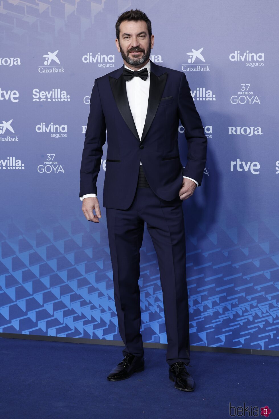 Arturo Valls en la alfombra roja de los Goya 2023