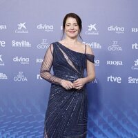 Nora Navas en la alfombra roja de los Goya 2023