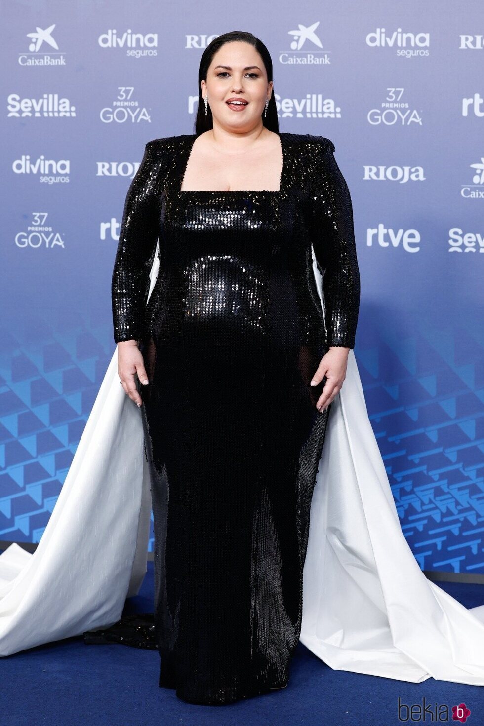 Laura Galán en la alfombra roja de los Goya 2023