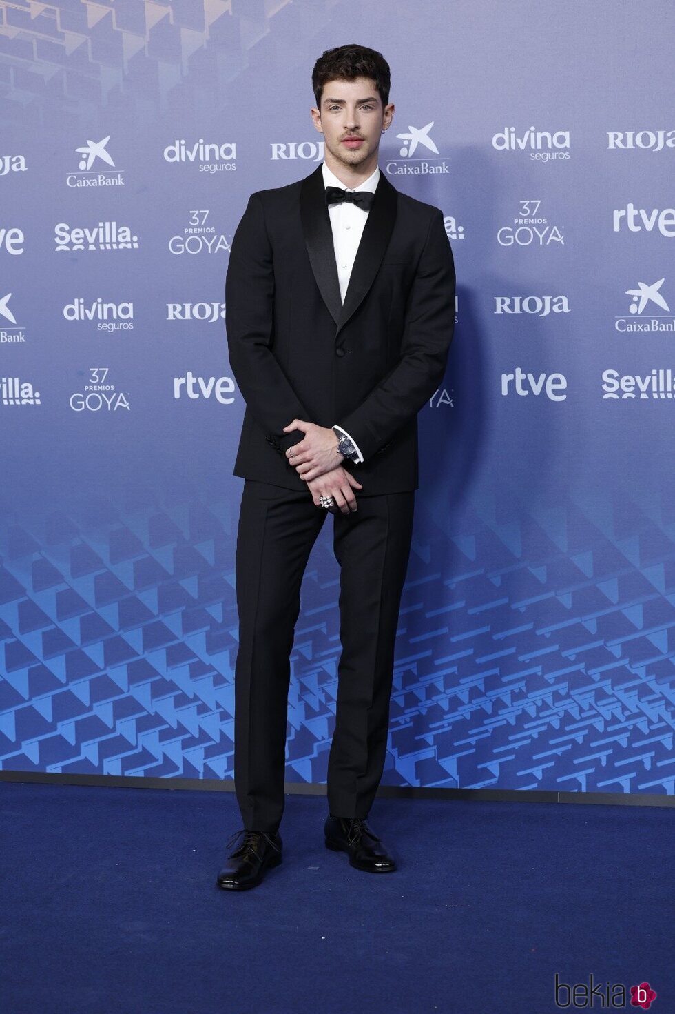 Manu Ríos en la alfombra roja de los Goya 2023