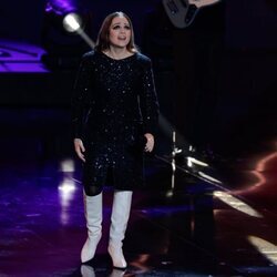 Natalia Lafourcade durante su actuación en la entrega de los Premios Goya 2023