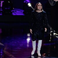 Natalia Lafourcade durante su actuación en la entrega de los Premios Goya 2023