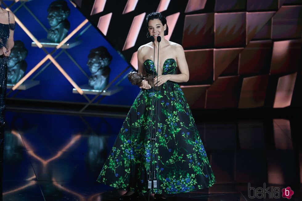 Laia Costa durante la entrega de los Premios Goya 2023