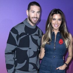 Pilar Rubio y Sergio Ramos en un desfile de Louis Vuitton en la Fashion Week en París 2022