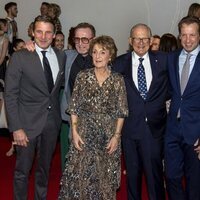 Margarita de Holanda y Pieter van Vollenhoven con sus hijos en el 80 cumpleaños de Margarita de Holanda