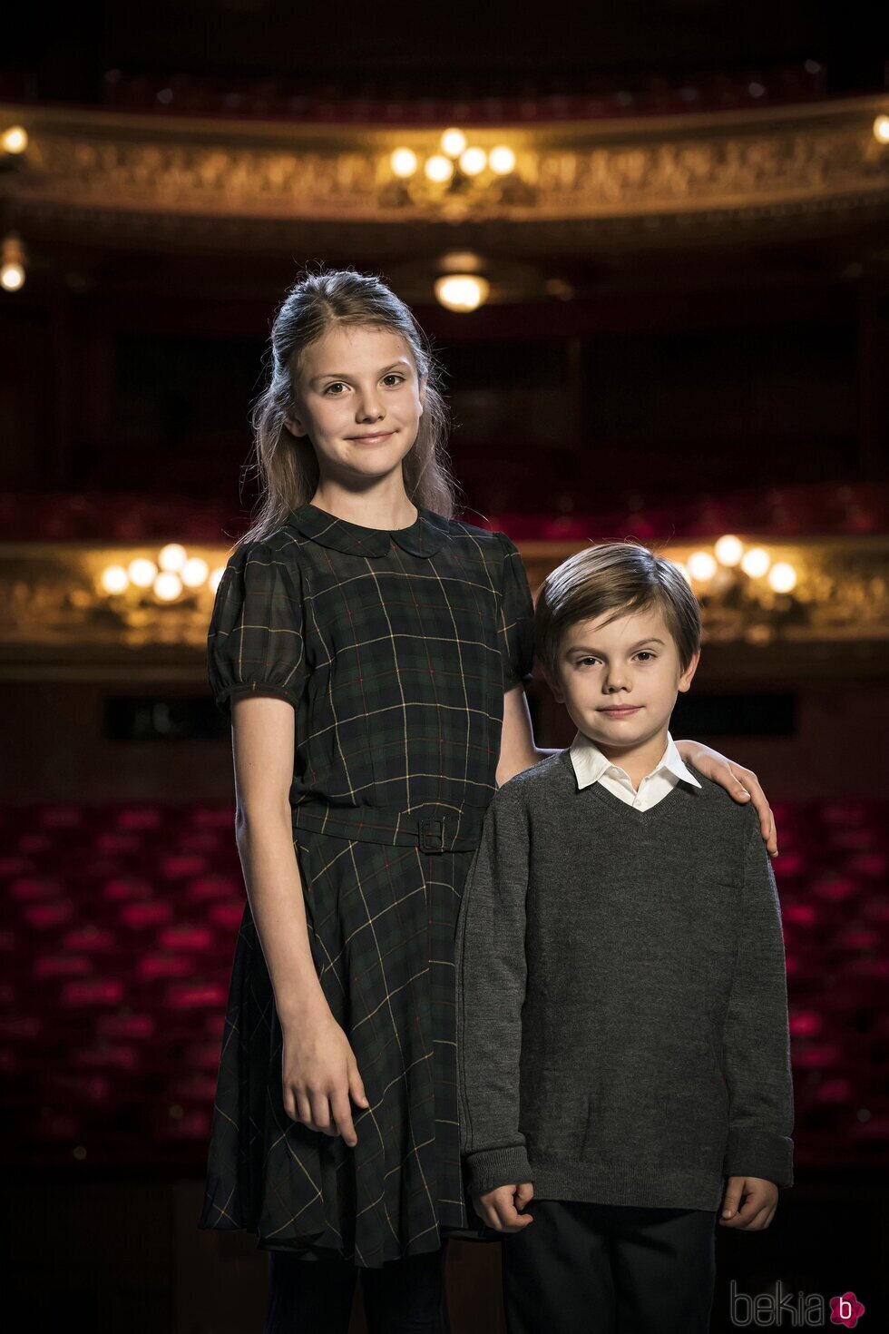 Estelle y Oscar de Suecia en la Royal Swedish Opera