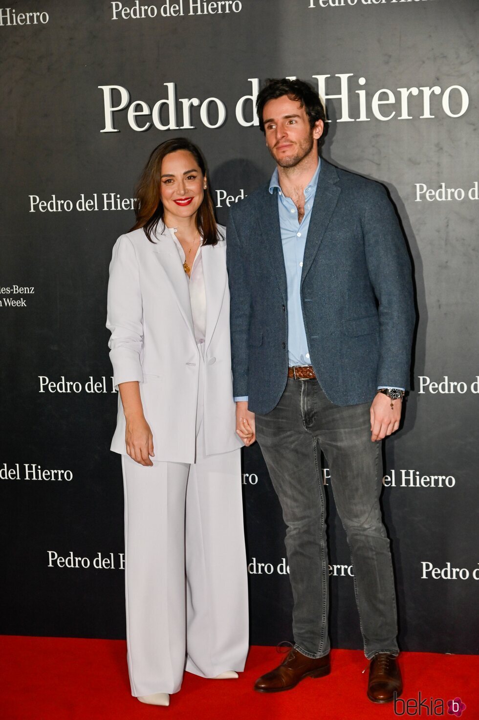 Tamara Falcó e Íñigo Onieva en el desfile de Pedro del Hierro en la Cibeles Madrid Fashion Week 2023