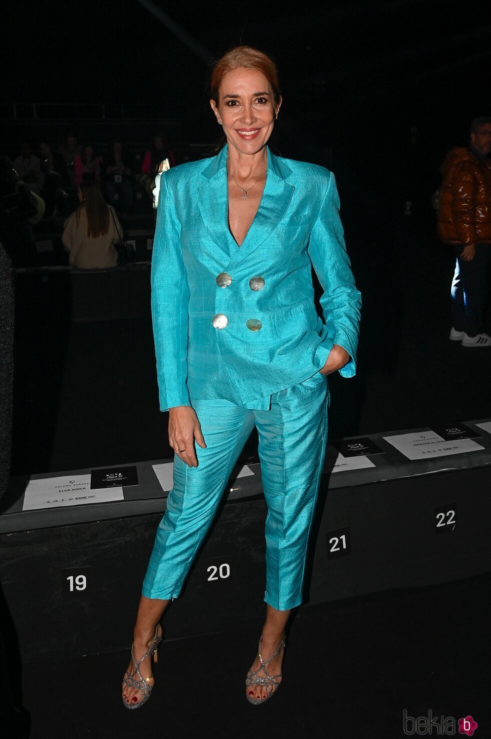 Elsa Anka en el front row de la MBFWMadrid 2023