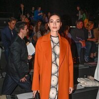 Rocío Crusset en el front row de la MBFWMadrid 2023