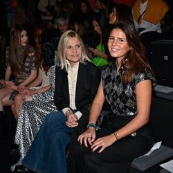 Eugenia Martínez de Irujo y Tana Rivera en el front row de la MBFWMadrid 2023