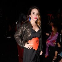 Carme Chaparro en el front row de la MBFWMadrid 2023