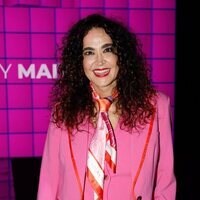 Cristina Rodríguez en el front row de la MBFWMadrid 2023