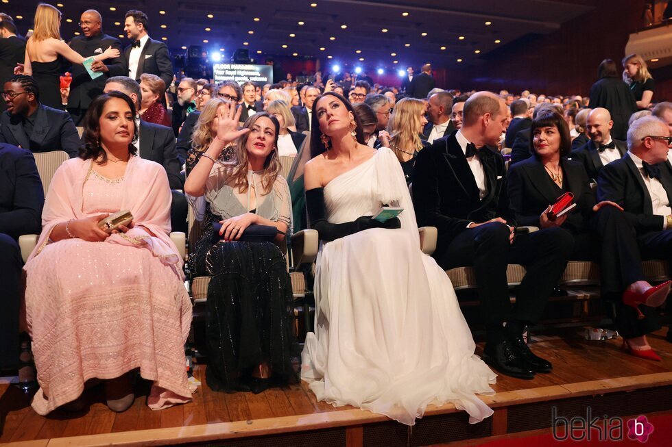 El Príncipe Guillermo y Kate Middleton en la gala de los premios BAFTA 2023