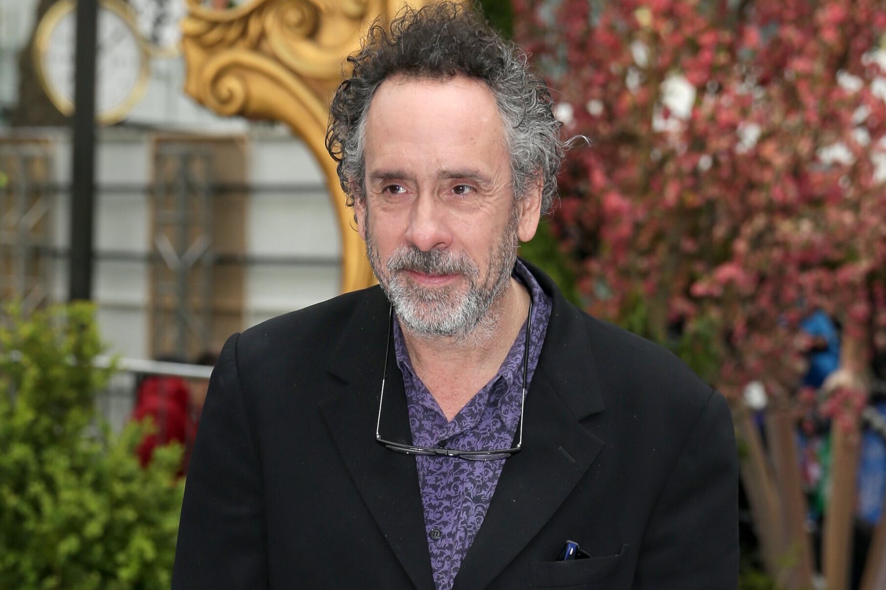 Tim Burton en la presentación de 'Alicia a través del espejo' en Londres