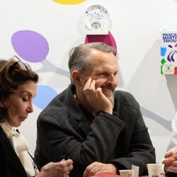 Miguel Bosé en ARCO 2023 en Madrid