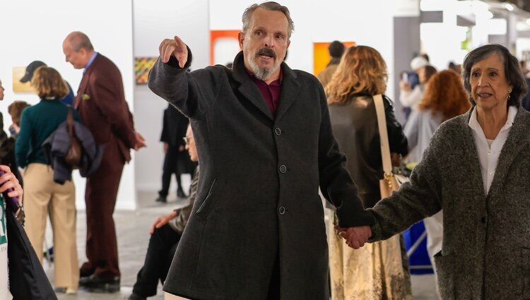 Miguel Bosé acude a ARCO 2023 en Madrid