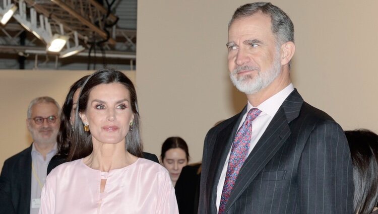 Los Reyes Felipe y Letizia en la inauguración de la Feria de Arte Contemporáneo ARCO 2023