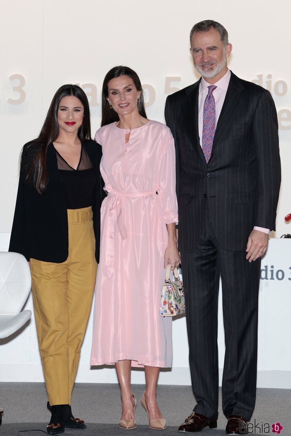 Blanca Paloma y los Reyes Felipe y Letizia en ARCO 2023