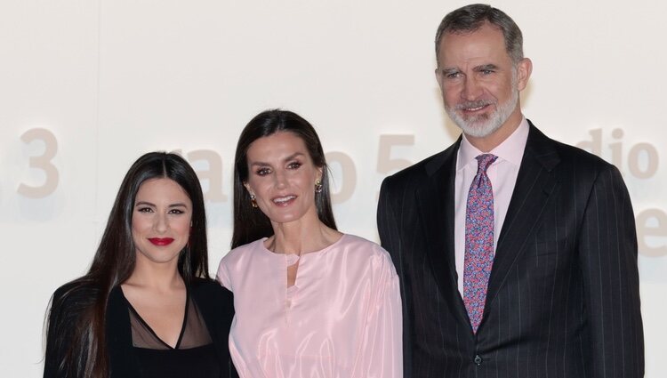 Blanca Paloma y los Reyes Felipe y Letizia en ARCO 2023