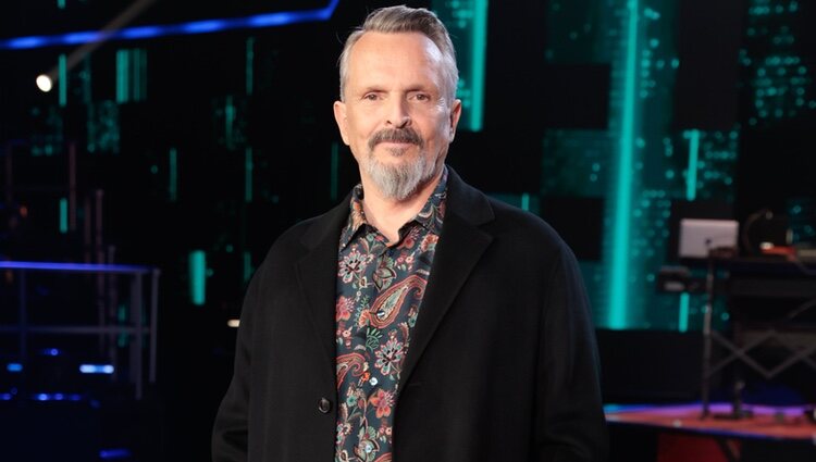 Miguel Bosé en la presentación de 'Cover Night'