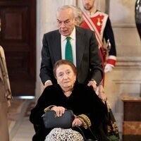 La Infanta Margarita y Carlos Zurita en la presentación del Portal Digital de Historia Hispánica