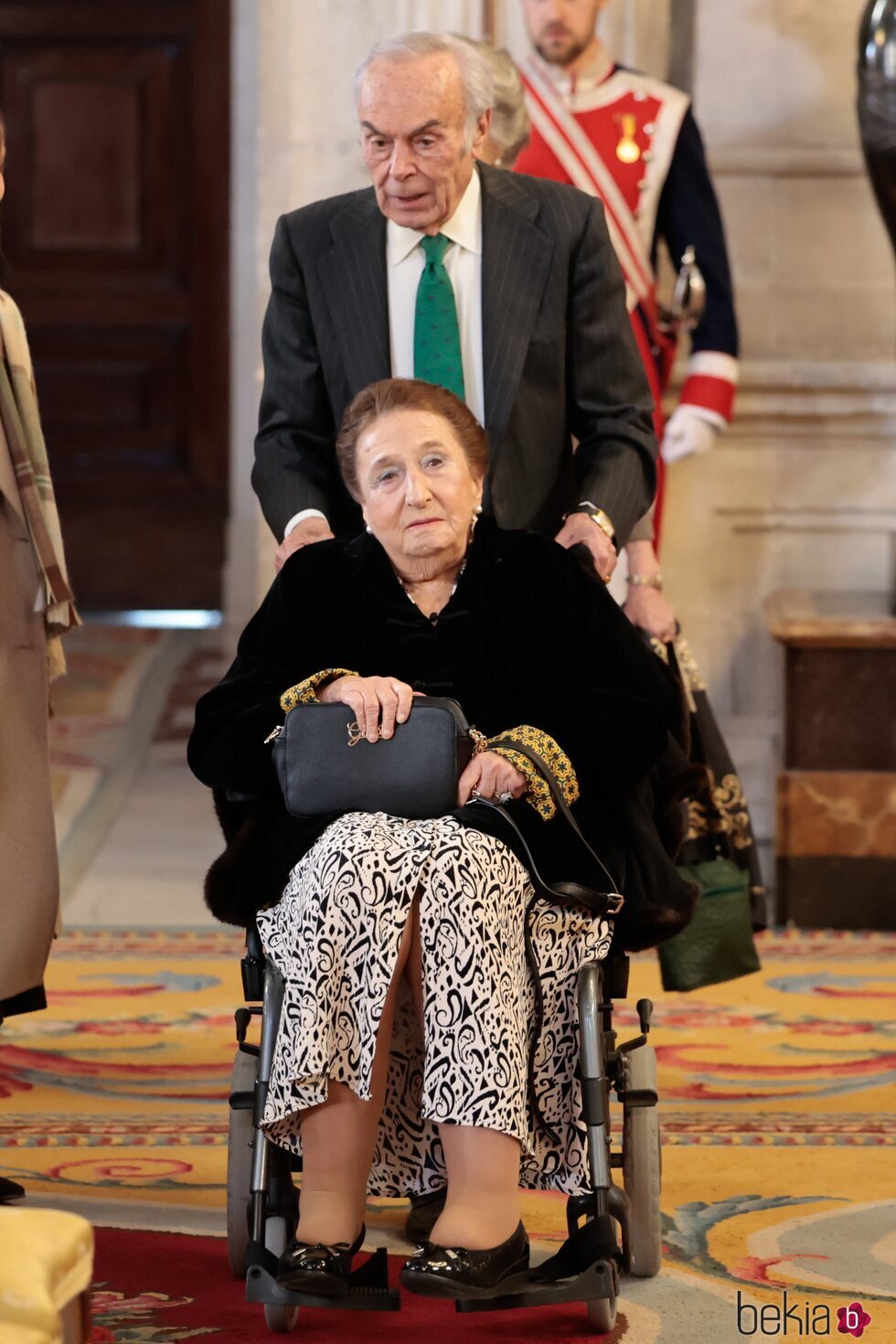 La Infanta Margarita y Carlos Zurita en la presentación del Portal Digital de Historia Hispánica