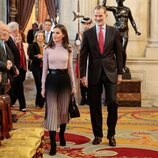 Los Reyes Felipe y Letizia en la presentación del Portal Digital de Historia Hispánica