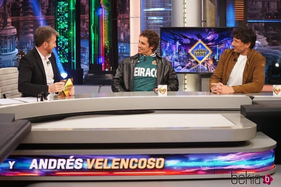 Martiño Rivas y Andrés Velencoso visitan el plató de 'El Hormiguero'